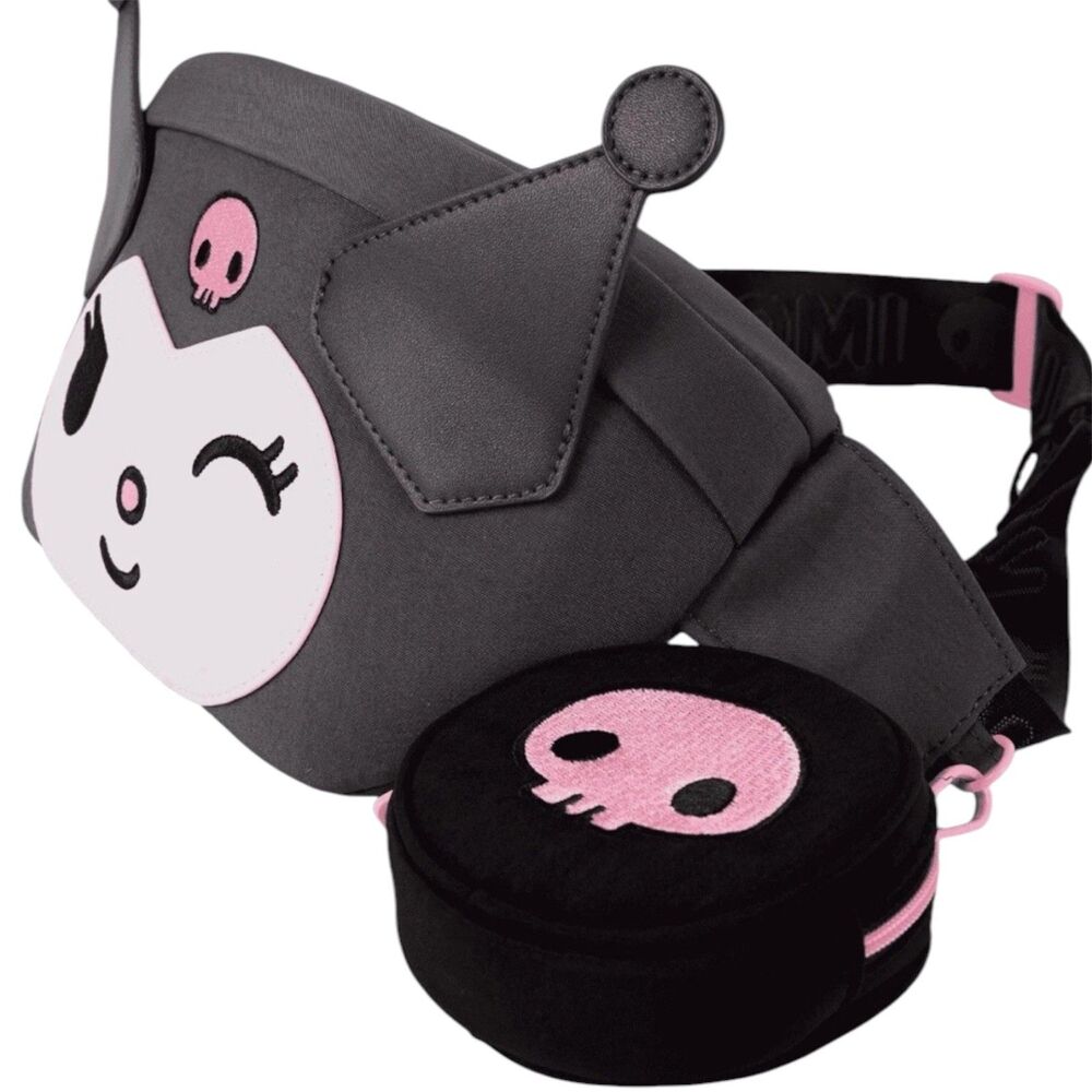 Loungefly Sanrio Kuromi Belt Bag & Coin Purse Fanny Pack Cosplay Convertible New